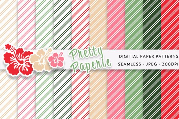 10 Striped Digital Paper Backgrounds: A Designers Guide