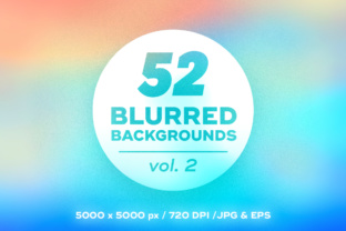 52 Colorful Blurred Backgrounds: Your Design Toolkit