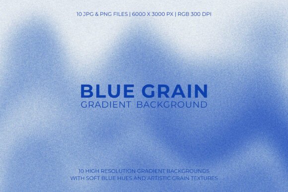 Blue Grain Gradient Backgrounds: A Modern Design Toolkit