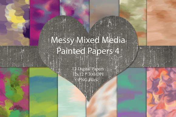 Colorful Artsy Painted Backgrounds: A Toolkit for Modern Creators