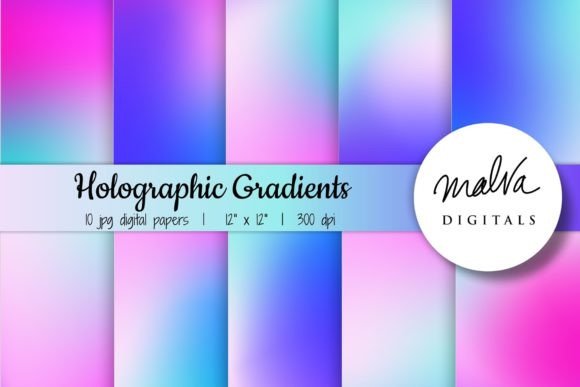 Dazzle Your Designs with Holographic Neon Gradients