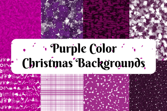 Elevate Your Holiday Designs with Purple Christmas Backgrounds