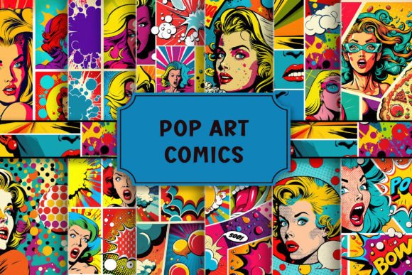 Energize Your Projects with Pop Art Comics Backgrounds