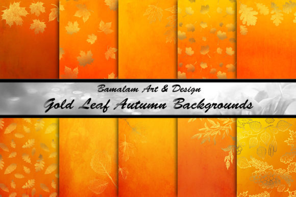 Gold Leaf Autumn Backgrounds: Elevate Your Seasonal Designs