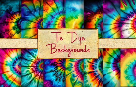 Inject Psychedelic Energy with 16 Tie Dye Backgrounds
