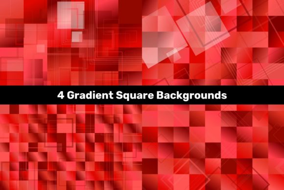 Mastering Visual Impact with Red Gradient Square Backgrounds
