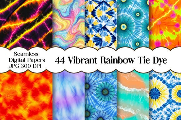 Unleashing Creativity with Vibrant Rainbow Tie Dye Backgrounds